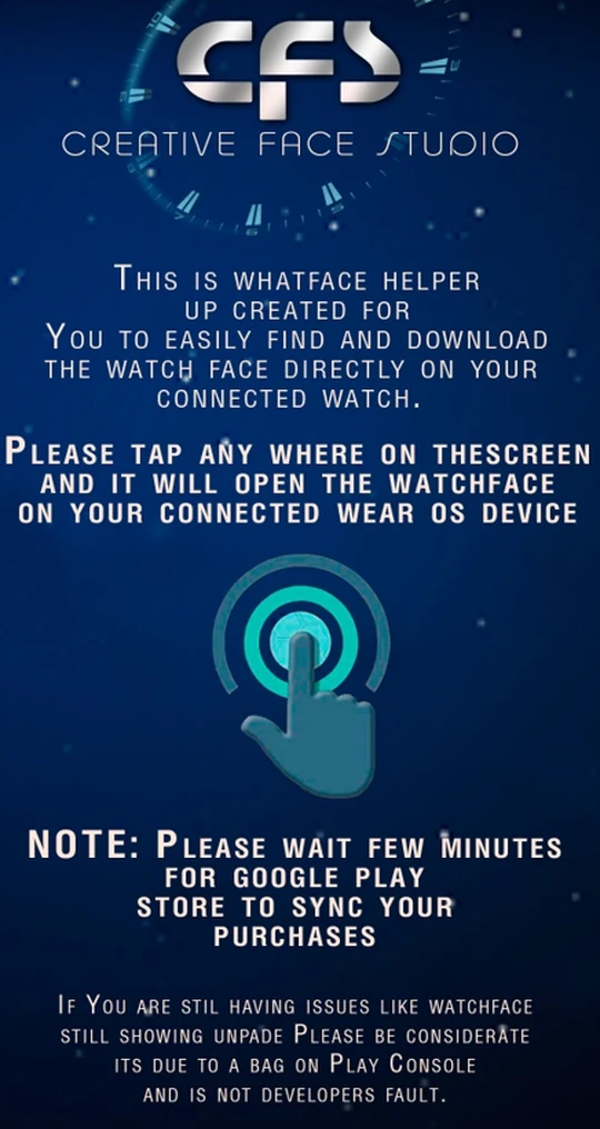 Companion app installation screen